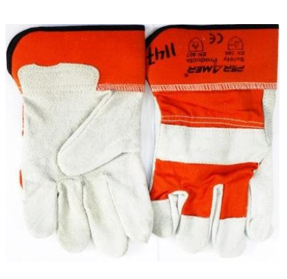 Leather Single Palm Protective Glove, Robust Industrial Grade Material, Enhanced Precision for Handling Tools, Comfort and Durability for Construction and Mechanic Use, Reliable Safety Handwear
